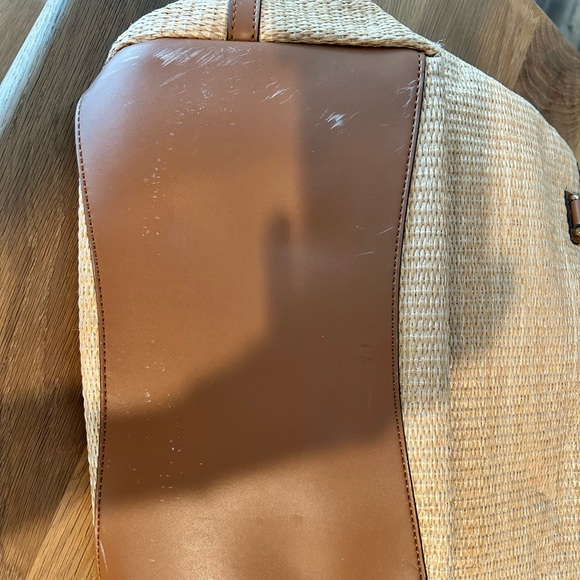 Calvin Klein Handbag, Natural with Brown Trim, H1ABLQM2 - Picture 8 of 9